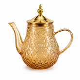 Pineapple-Style Glass Tea & Coffee Pot