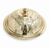 Luxury Gold Serving Dish with Lid – Elegant Food Cover & Serving Plate