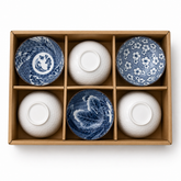6-Piece Japanese Style Ceramic Bowl Set
