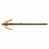 Decorated Celebration Cane with Gold Coins