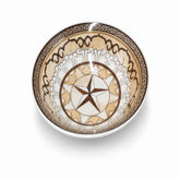 6-Inch Ceramic Bowl with Star Design