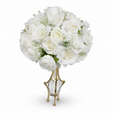 Artificial Rose Arrangement with Stand, 40 cm