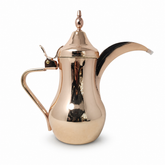Copper Arabic Coffee Pot Dallah 1 Liter Traditional Vintage Design