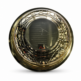 Luxury Gold Glass Cover for Platters and Trays - Elegant Dining Accessory