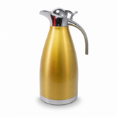 Elegant Gold Thermal Coffee Carafe with Handle - 1.5L Stainless Steel Vacuum Insulated Flask