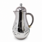 Stainless Steel Arabic Coffee Thermal Carafe 850ml - Classic Design Insulated Pot