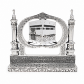 Islamic Home Decor Kaaba Replica Ornament with Intricate Detailing and Arabic Calligraphy