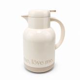 Insulated Cream Thermos – Contemporary Minimalist Design for Hot & Cold Drinks