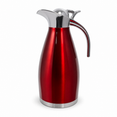 Stainless Steel Thermal Carafe Red 1.5L Insulated Coffee and Tea Dispenser