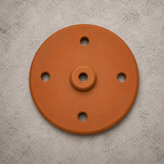 Terracotta Food Press Plate