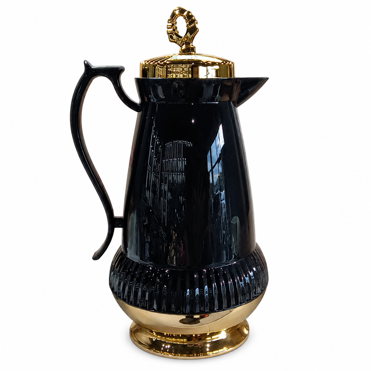 Luxury Vacuum Flask – Black & Gold
