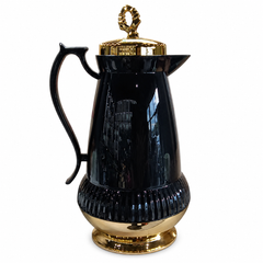 Luxury Vacuum Flask – Black & Gold