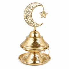Luxury Ramadan Candy Bowl with Crescent Moon Décor