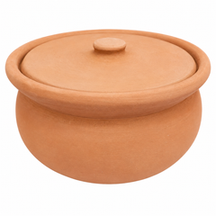 Handcrafted Clay Made Pot - L