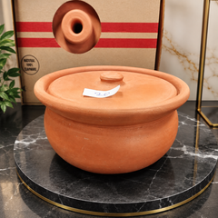 Handcrafted Clay Made Pot - L