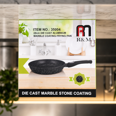 28cm Die Cast Marble Coating Nonstick Frying Pan