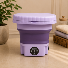 Portable Mini Washing Machine – Compact Foldable Laundry Washer