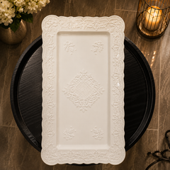 Classic White Serving Tray