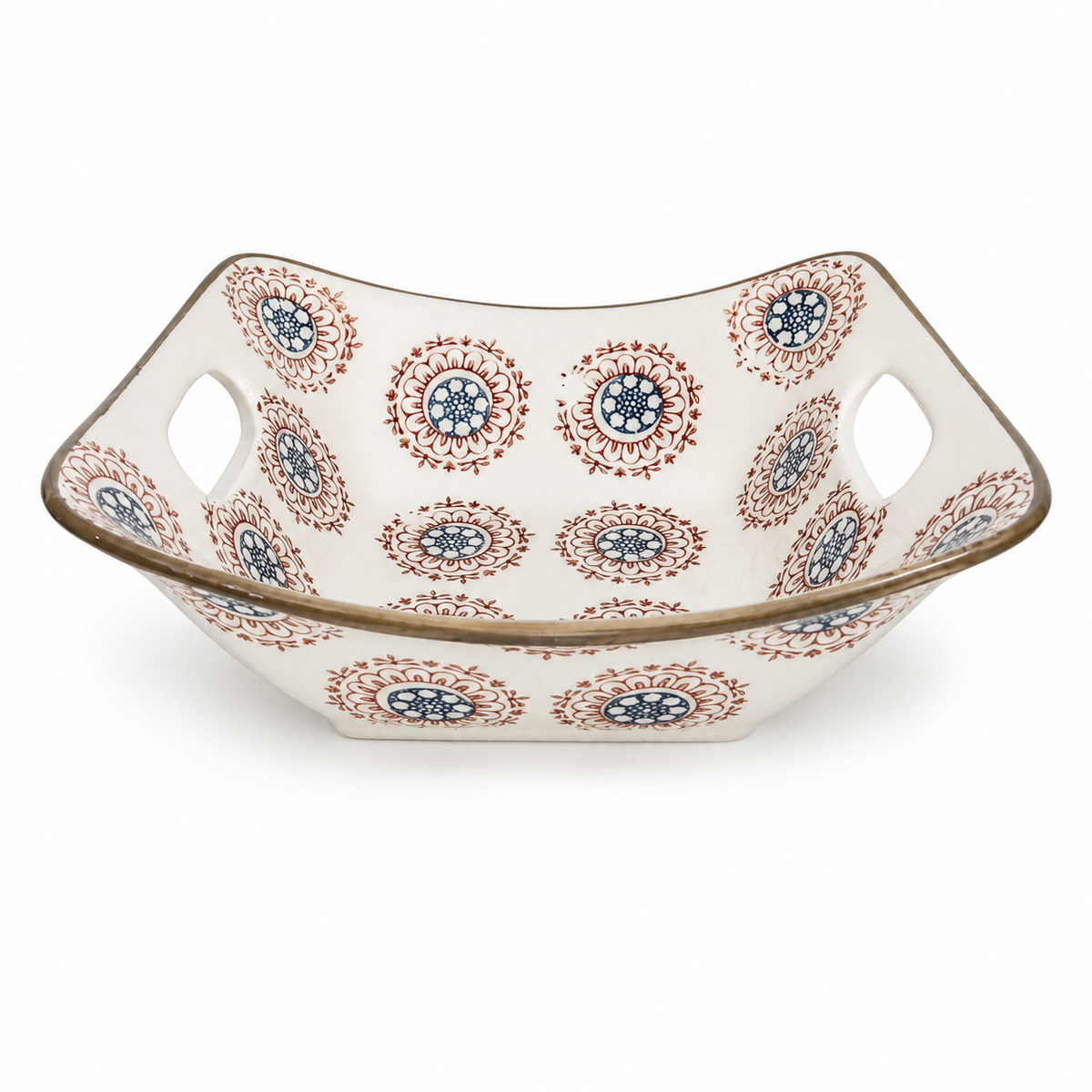 Patterned Serving Bowl