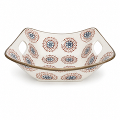 Patterned Serving Bowl