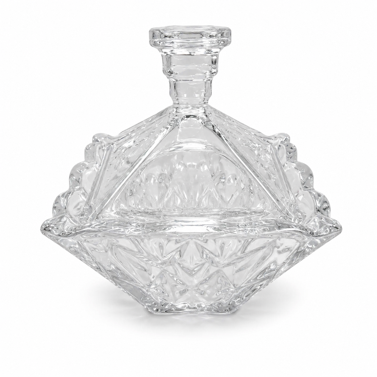Crystal Candy Dish with Lid