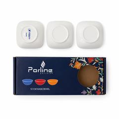 3-Piece Porcelain Bowl Set – 10 cm
