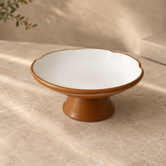 Ceramic Pedestal Serving Bowl