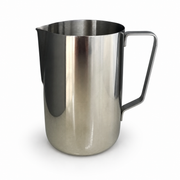 Stainless steel serving pitcher with spout, 900 ml, in silver