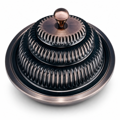 Stainless Steel Covered Serving Tray, 50 cm