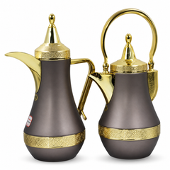 Flask Gift Set, 1.0 L Pair (Coffee & White)