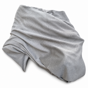 Fashion scarf, 70 × 170 cm, in grey