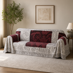 Sofa Cover, Maroon