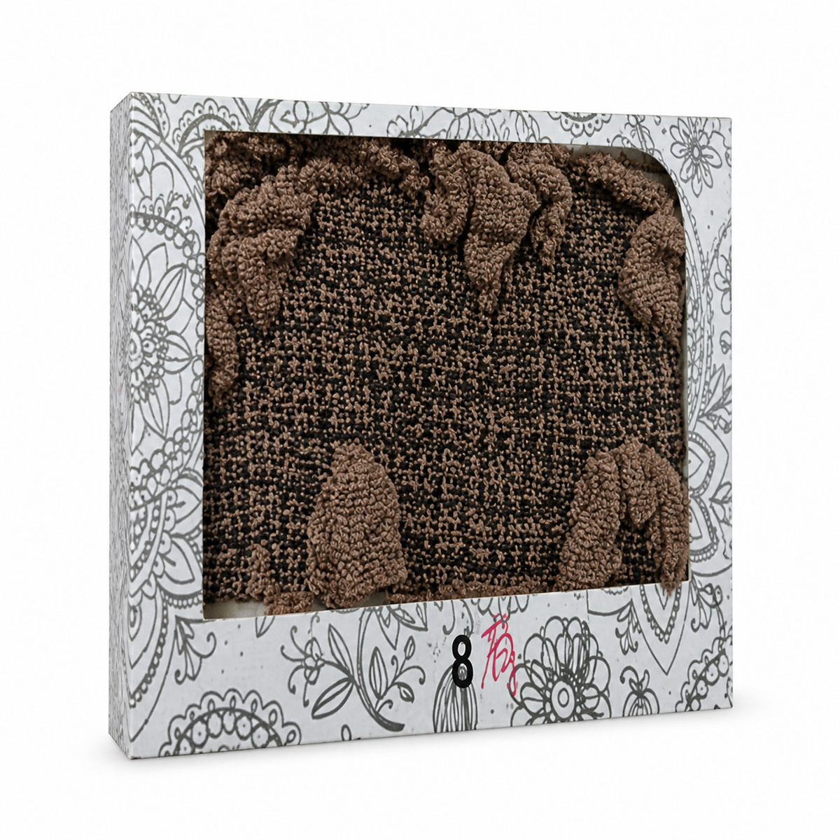 Patterned woven sofa cover