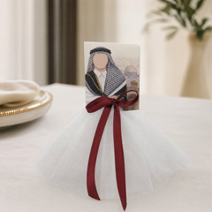 Keffiyeh-Print Wedding Favor