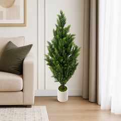 Artificial Conical Tree with Planter, 1.2 m