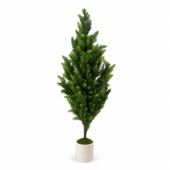 Artificial Conical Tree with Planter, 1.2 m