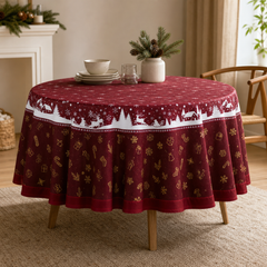 Christmas Round Tablecloth, 140 cm