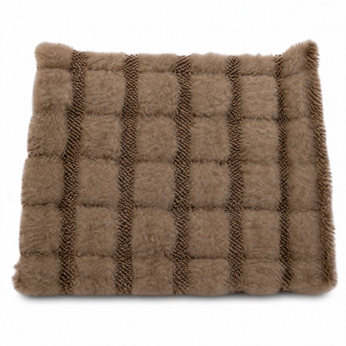 Brown sofa cover