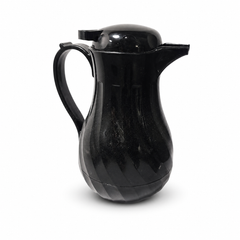 Black Insulated Coffee Carafe 1.5L Thermal Drink Server with Locking Lid