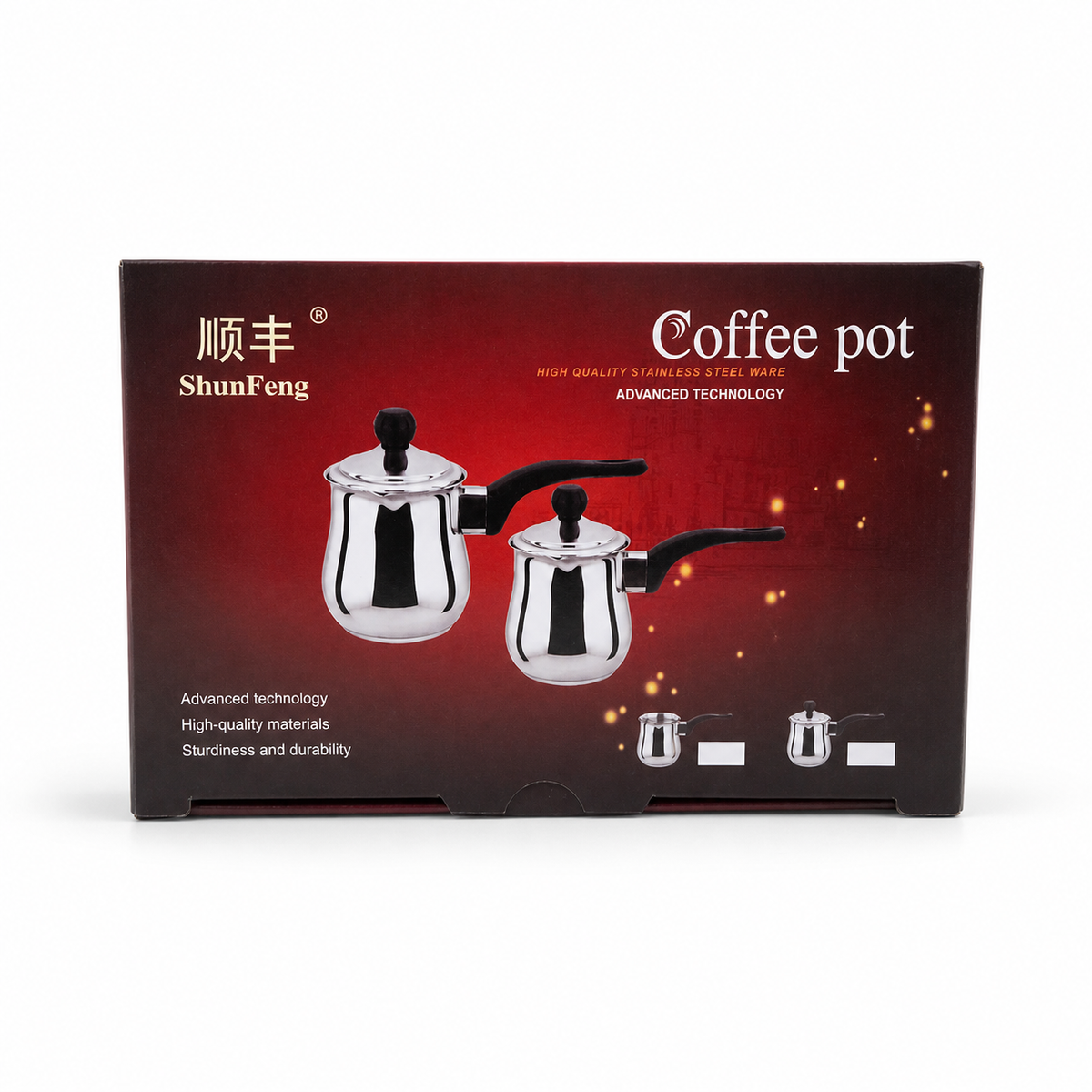 Stainless Steel Coffee Pot Set by ShunFeng with Advanced Technology