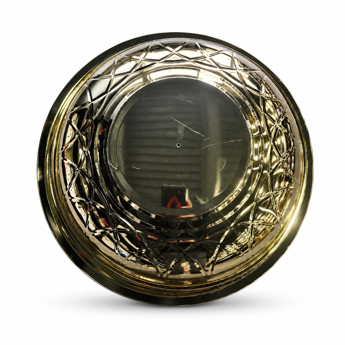 Luxury Gold Glass Cover for Platters and Trays - Elegant Dining Accessory