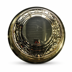 Luxury Gold Glass Cover for Platters and Trays - Elegant Dining Accessory