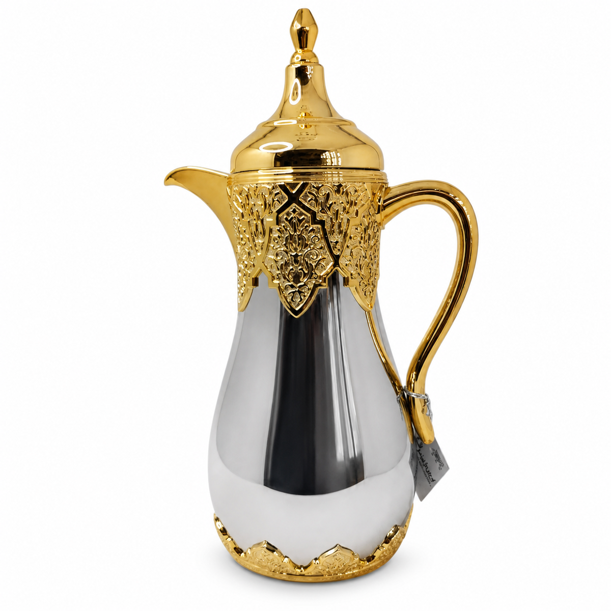 Luxury Gold Plated Arabic Coffee Pot - Traditional Dallah Design