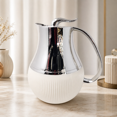 Stainless Steel Thermal Insulated Coffee Carafe with Handle 1.5L