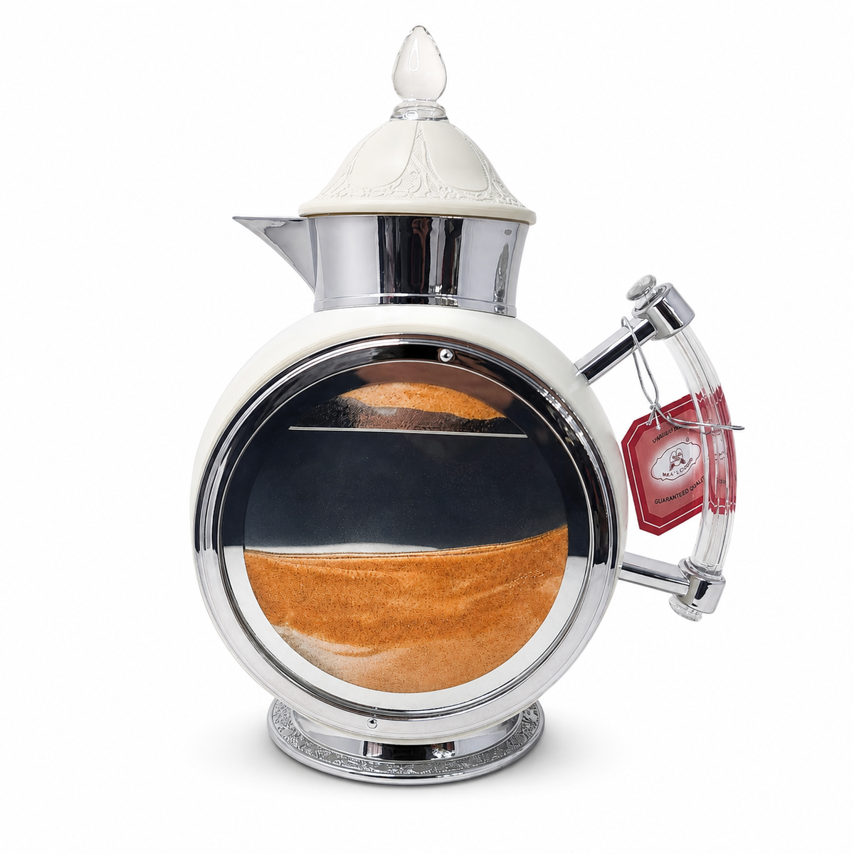 Traditional Turkish Coffee Maker Machine with Sand - Elegant Stainless Steel Design