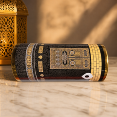 Sacred Kaaba Design Cylindrical Premium Storage Box