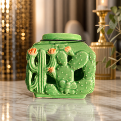 Cactus Ceramic Wax Melt Burner Home Decor