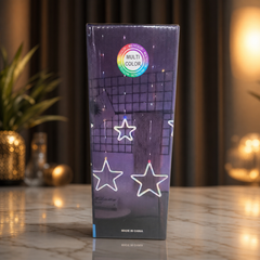 Multicolor Star Curtain String Lights for Home Decor and Parties