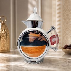 Traditional Turkish Coffee Maker Machine with Sand - Elegant Stainless Steel Design